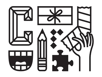 Colossal art colossal goods illustration magic mystery packaging pattern shipping tape