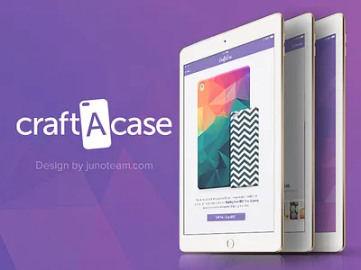 CraftaCase App UI Design app application case craftacase interface ios phone case ui ux