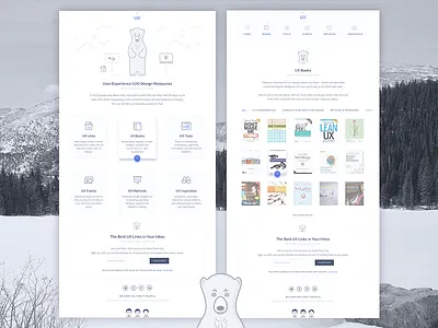 UX Design Resources bear design illustration india layout ui ui design ux ux resources web design website