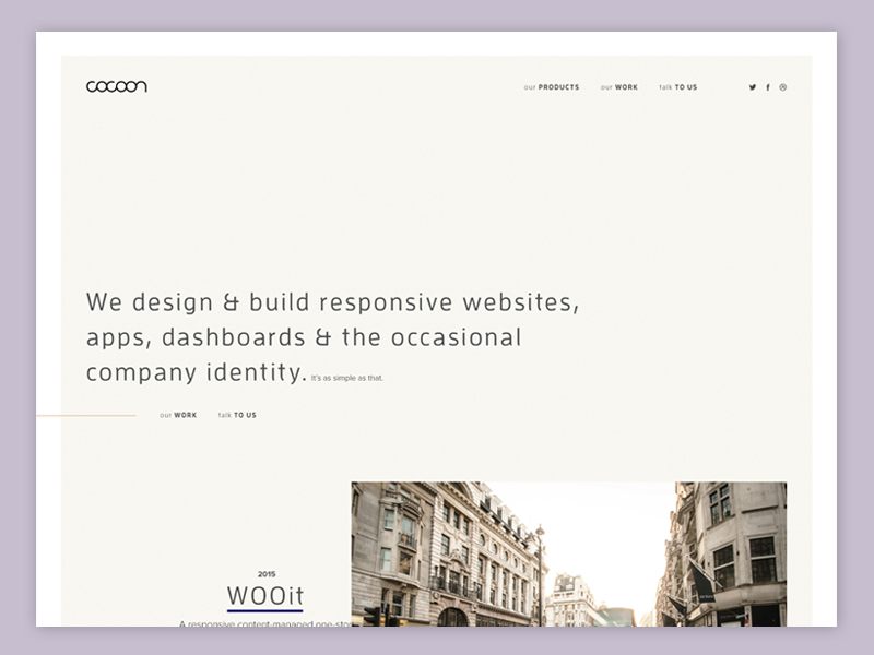 Portfolio Refresh agency clean design photoshop portfolio responsive typographic ui website