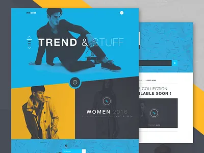 mkalief - Fashion & Luxury clothes e commerce fashion industry landing page luxury luxury shopping store locator ui design web design