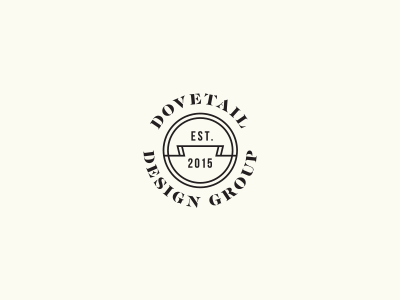 Dovetail Design Group badge brandmark icon identity lockup logo