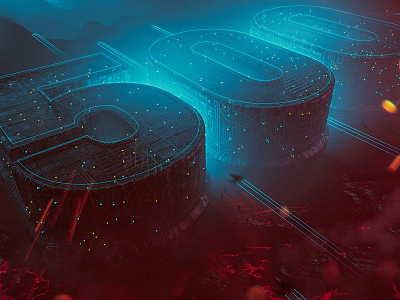 500 500 c4d cinema 4d facebook illustration photoshop space spaceship