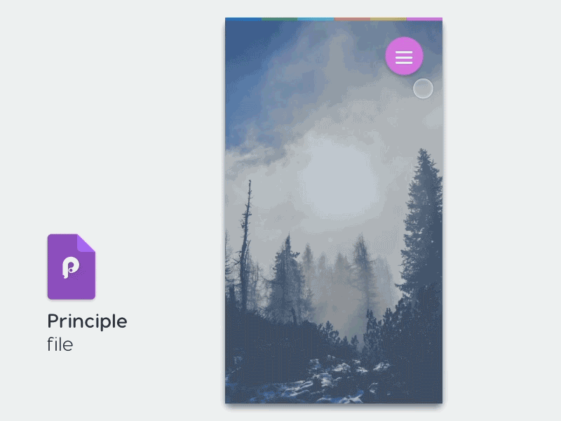 6 Button material interaction button design file free gif interaction material principle sketch
