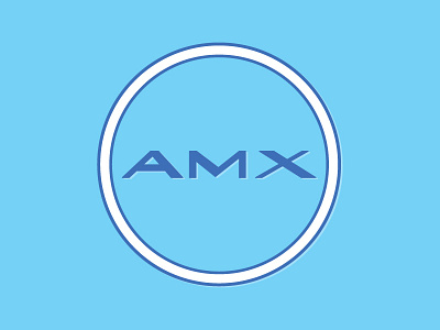 AMX1968 apparel brand car fashion illustration letter logo monogram typography vector