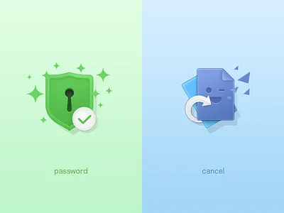 Feature Icon android blue cancel failure feature green icon illustration ios iphone password success