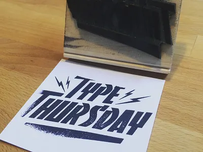 TypeThursday January is Tonight! brooklyn design lettering meetup new york type