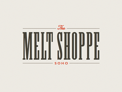 Melt Shoppe brand cheese grilled logo melt sandwich shoppe tampa