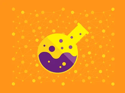 Microsoft Science Fair 2d color design illustration microsoft molecules pattern pixels science science fair technology vector