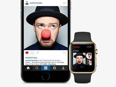 Feeday on Apple Watch app app store apple apple watch feeday instagram watch widget