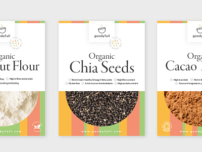 Goodyfull Packaging brand branding packaging superfoods