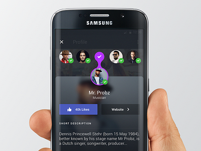 Thumbnail Navigation Pebltree android app design material ui pebltree ui user interface ux