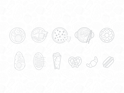 Food Pattern food food illustration food pattern foodadvisor illustration malaysia nasi lemak pattern pizza