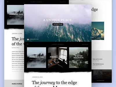 Unique Website blog design download minimal retina stories ui user experience user interface ux web website