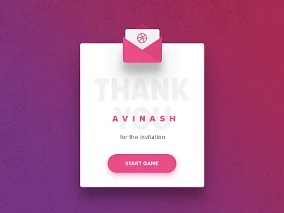 Thank You, First Shot card debut first shot invitation invite thanks