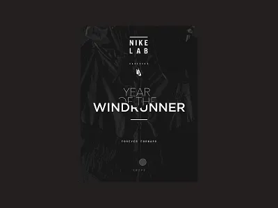 Nike Windrunner design interaction ixd motion nike ui ux windrunner
