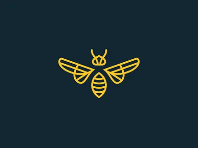 The Beehive Lounge Logomark bar bee beehive lunge dive bar divebar growcase logo logomark logotype pub tulsa oklahoma