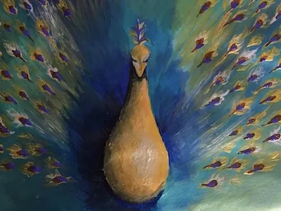 Peacock Painting