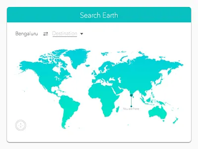 Search UI clean earth freebies map minimal search sketch travel uidesign website white