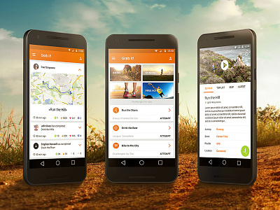 Grabit! android app clean flat google material minimal