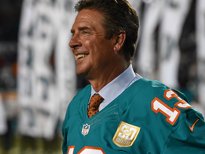 Miami Dolphins 50 Greatest Logo — Marino! football logos miami dolphins nfl sports
