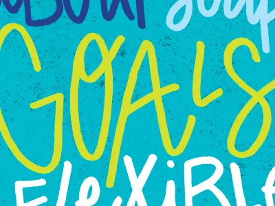 Be Stubborn color colors hand drawn hand lettering hand letters lettering letters monday motivational motivational monday type typography