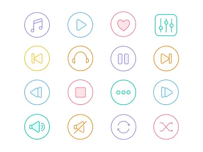 Music Icons Free Giveaway ai colour icons download flat icons free icons set freebie giveaway line icons music icons