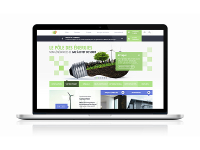 Pôle des énergies design energy web énergies