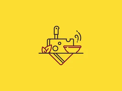 Tiny App appetizer cheese dining dip food icon illustration knife