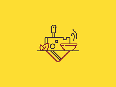 Tiny App appetizer cheese dining dip food icon illustration knife