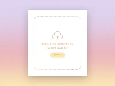 Daily UI #31 - Upload browse daily ui drag drop file files select ui upload user interface website
