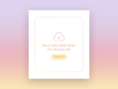 Daily UI #31 - Upload browse daily ui drag drop file files select ui upload user interface website