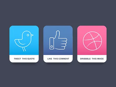 Day 10: Social Share 100days day010 facebook icons illustrator social twitter