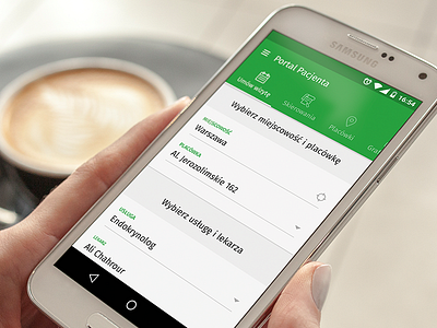 LUX MED app concept android app doctor health hospital lux med medical mobile