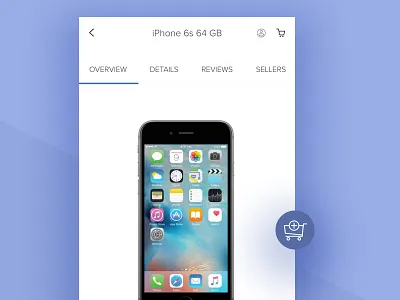 Ecommerce PDP app brand clean ecommerce iphone minimal mobile pdp product detail page shop typography ui