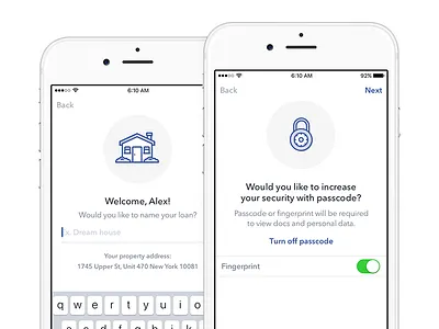 Matic - Setup drop shadow finance app insurance loan matic matic insurance nesetril onboarding onboarding ios set up strv white ios