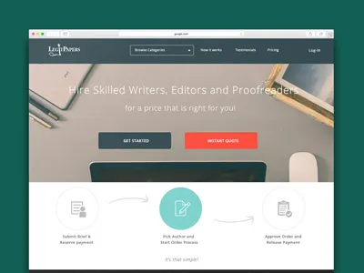 LegitPapers ui ux