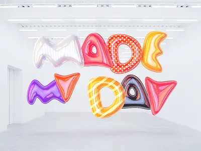 Balloon Shining Type 3d balloon balloon text bubble bubble text c4d cinema 4d freebie inflatable made my day render type