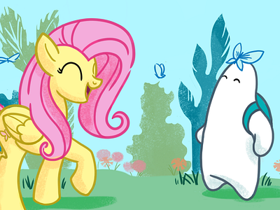 So much love butterfly character colorful cute illustration my little pony photoshop rethinkdb thinker