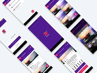 Easevent Application android app application clean design event interface minimal ui user interface ux webdesign