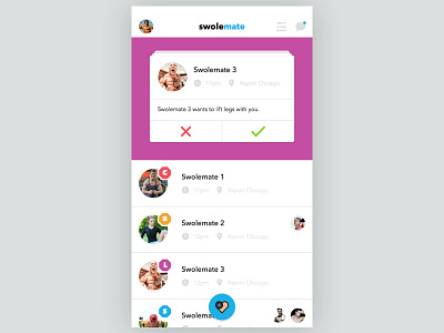 Solemate Notification Cards android cards flat icons ios logo sketch 3
