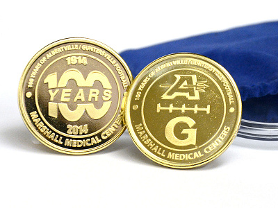 100 Year Game Coin coin football graphic design illustration