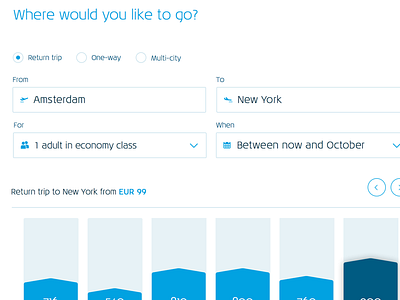 Search for flights widget flight search travel widget