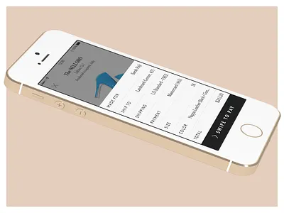 M.Gemi – Payment Summary View app black ios iphone italy m.gemi mgemi minimal ribot shoes ui white