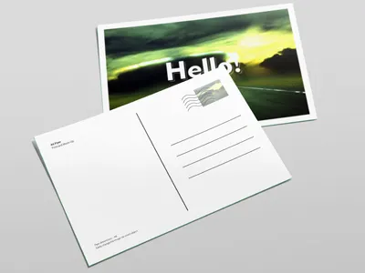 A6 Flyer / Postcard / Invitation Mock-up a6 flyer greeting invitation mock up mockup paper photorealistic postcard postcard mock up