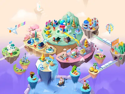 AliTrip shopping festival illustration