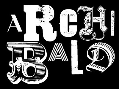 ARCHIBALD LOGOTYPE logotype