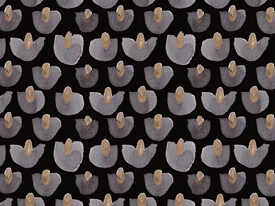 Abstract Watercolor Flowers floral leaves pattern repeat surface pattern design watercolor