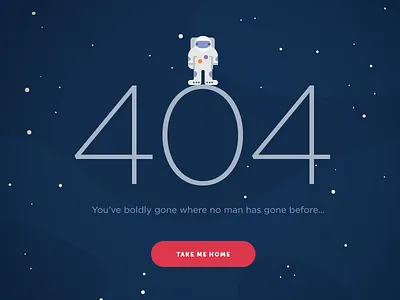 404 Page error found ui ux web design