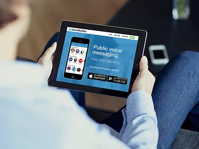 Soundscriber Web android design ios iphone mobile mobile design responsive web web design
